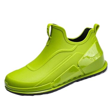 Протиковзке гумове взуття, чоловічі гумові чоботи, водонепроникне взуття, гумове взуття для кухні, бахіли, взуття для автомийки, рибальське взуття для дорослих, розмір 41, зелене