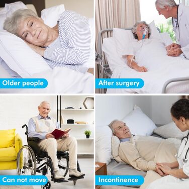 Бамбукових прокладок з мікрофібри для дорослих, тканинні підгузки для догляду за нетриманням, 4-шарові, можна прати, багаторазові,