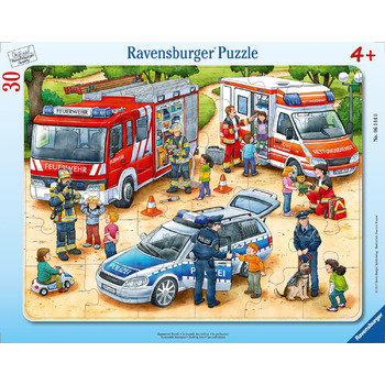 Дитячий пазл Ravensburger - 06144 Захоплюючі професії - рамковий пазл для дітей від 4 років, 30 елементів