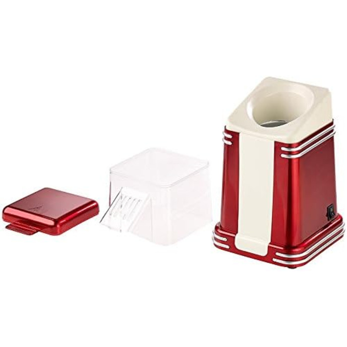 Машина для приготування попкорну Rosenstein & Shne машина для приготування попкорну XL з гарячим повітрям до 100 г кукурудзи, 1,200 Вт (машина для попкорну, машина для гарячого повітря, день народження)