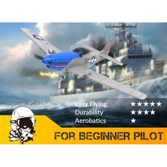 Гіростабілізатор літака з дистанційним керуванням 2,4 ГГц, 2-канальний літак на дистанційному керування RTF іграшка-планер, 2-кана