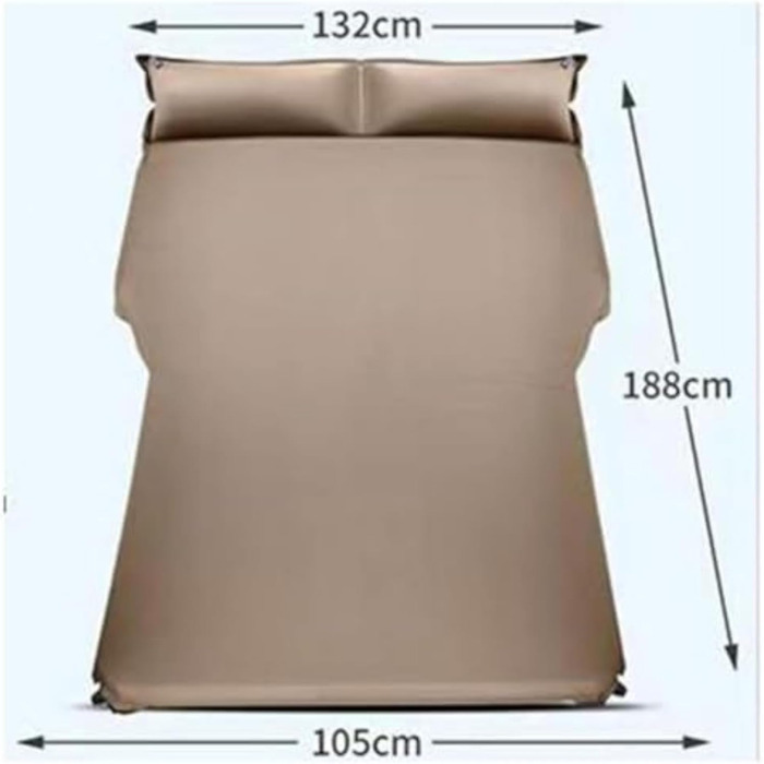 Автомобільний матрац для Dacia Duster 3 Гібрид Надувний універсал 2024 2025 років, надувний матрац для заднього сидіння, товстіший багажник, ліжко, кемпінг, подорожі, звичайний