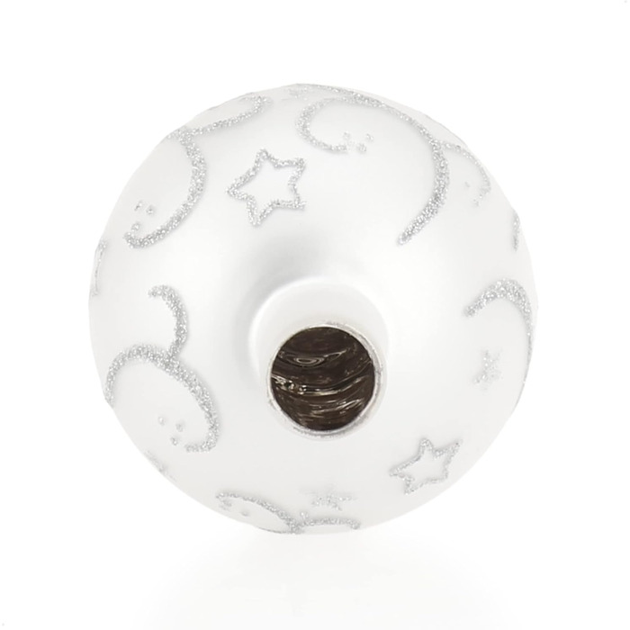 Різдвяна верхівка для ялинки 33 см біла com-four