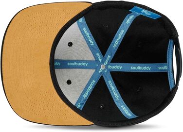 Кепка Soulbuddy Snapback для чоловіків - Бейсболка унісекс для вуличного одягу для чоловіків та жінок - Стильна кепка для повсякденного життя та відпустки - Обов&39язкова бейсболка для чоловіків - Один розмір, Чорна