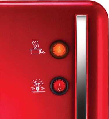 Вт, каструля з нержавіючої сталі з антипригарним покриттям, попкорн, як у кінотеатрі, внутрішнє освітлення, без бісфенолу А, функція збереження тепла, для вечорів кіно, з низьким вмістом жиру, 48535 POPCORNMAKER Retro - 300