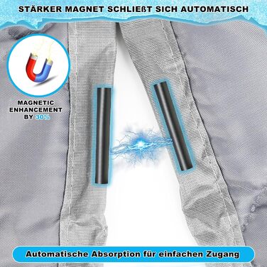 Теплова штора для дверей, захист від холоду, магнітна теплозахисна штора для дверей 90 x 210 см, термозахист дверей від холоду, магнітна теплозахисна штора, утеплена дверна штора, шумоізоляція, вітрозахисна