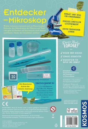 Набір для експериментів Explorer Microscope KOSMOS, мікроскоп