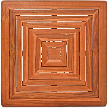 Дерев&39яний стіл Casaria, висота 110 см, 75 x 75 см, прямокутний, масив дерева, рустикальний, для приміщень/вулиці, бістро-стіл, пивний стіл, садовий стіл, стіл для вечірок, барний стіл