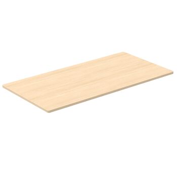 Повна стільниця 160x80 см - екологічно чиста деревина з меламіновим покриттям, біла стільниця товщиною 25 мм для меблів своїми руками, обіднього столу, робочої поверхні - ударостійка кромка ABS (бежевий, 160 см x 80 см) Бежевий 160 см x 80 см