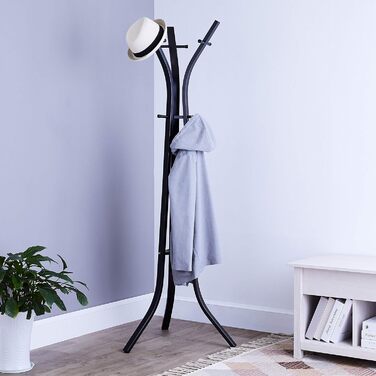 Вішалка для курток та шапок Storeo Basics, металева, чорна