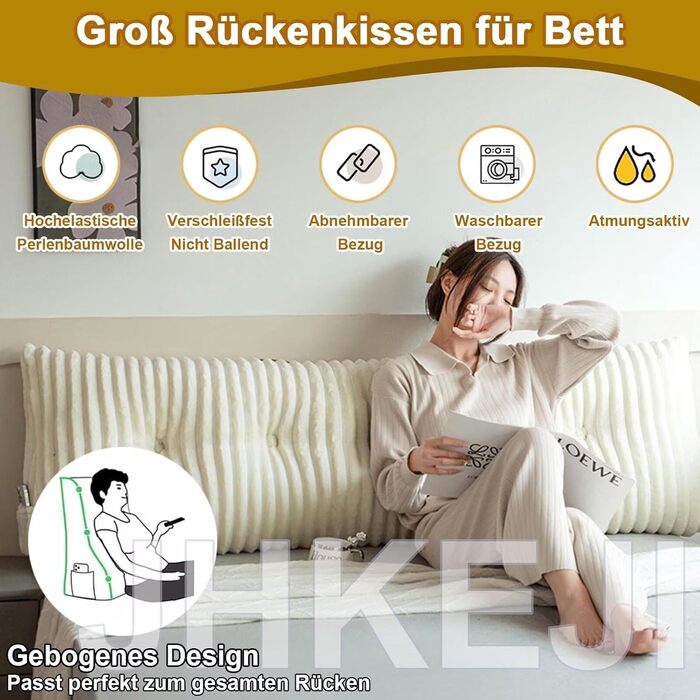 Подушка для спинки ліжка 100 см, сіра подушка для спинки ліжка, велика трикутна подушка для підтримки спини, плюшева клиноподібна подушка для узголів&39я ліжка, подушка для спинки до стіни, подушка для спинки, яку можна прати, сіра 1005020 см