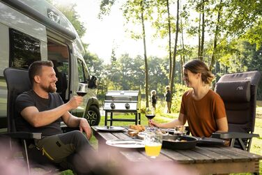 Основа Grillfrst - Підставка для кемпінгового гриля - Гриль для автофургонів - Газовий гриль G201E