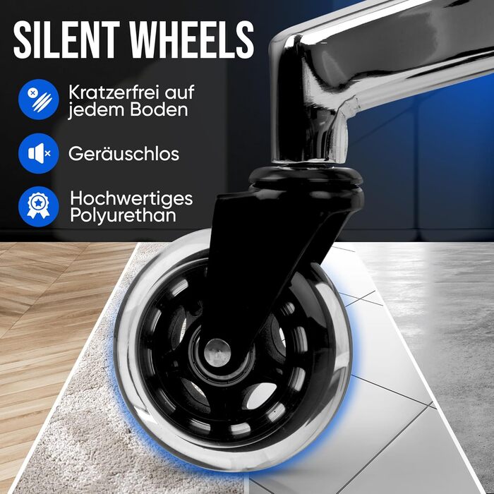 Ергономічне офісне крісло ПЕРЕМОЖЕЦЬ ТЕСТУ Коліщатка, що не подряпаються, повітропроникне Ергономічне робоче крісло Офісне крісло, вантажопідйомність 150 кг Комп&39ютерне крісло Обертове крісло Ергономічне офісне крісло, чорне