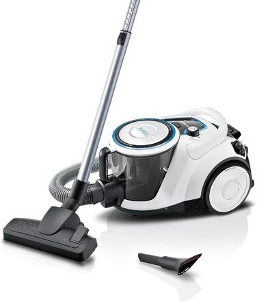 Безмішковий пилосос Bosch серії 6 BGC41LSIL, пилосос, ідеально підходить для алергіків, гігієнічний фільтр, для паркету, килима, п