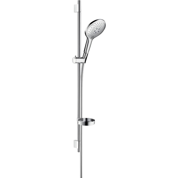Душовий гарнітур hansgrohe Raindance Select S 150 0,90м, 3 види розливу з мильницею, хром 0,90м комплект хром