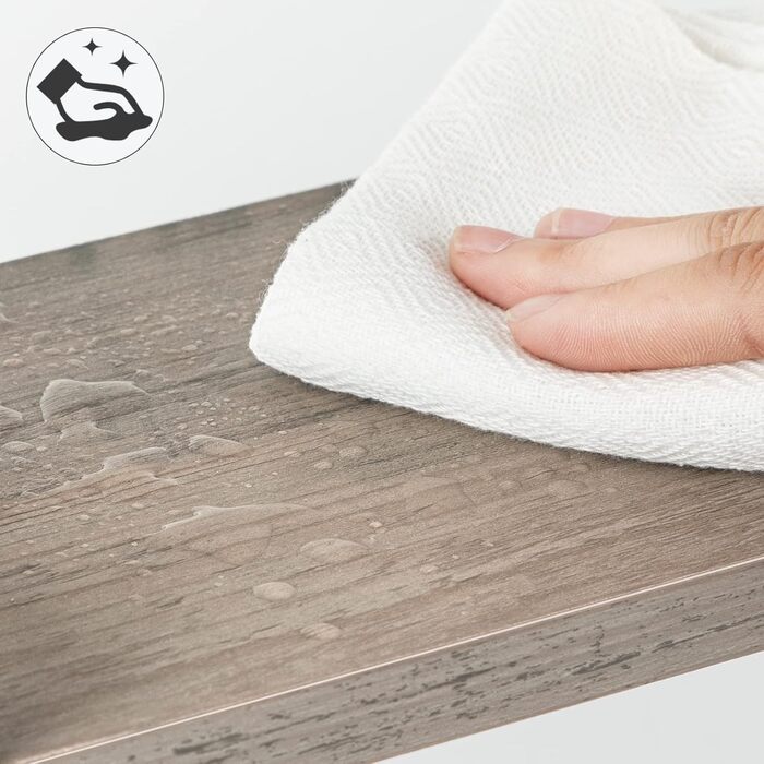 Підставка для спецій HOOBRO, кухонна полиця з 3 гачками, підставка для спецій з тримачем для ножів, настільний органайзер, регульовані ніжки, для їдальні, кухні, ванної кімнати, сіро-чорна, EBG01TL01 сірий