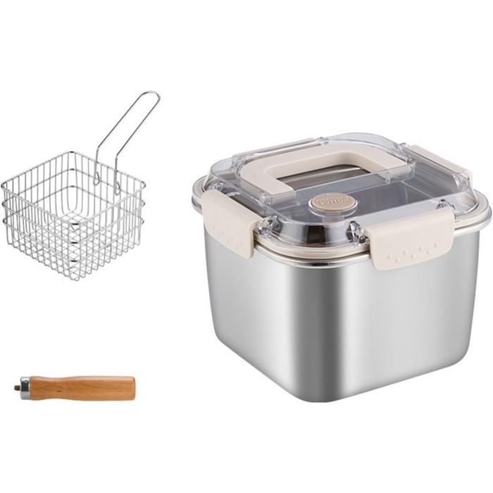 Набір посуду з нержавіючої сталі для кемпінгу, багатофункціональний, для смаження, приготування їжі на свіжому повітрі та портативного спорядження для кемпінгу, походів, нержавіюча кемпінгова плита