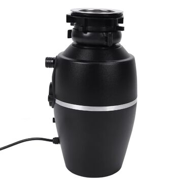 Безперервна подача сміття, безшумний, нержавіюча сталь, 1300 мл, корпус ABS, водостічна труба, сміттєвідвідведення, 3800 об/хв, 1 к.с., для кухні (вилка ЄС)