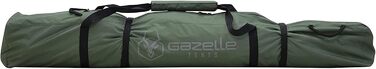 Намет кемпінговий квадратний 4-місний Gazelle Tents T4 Hub GT400GR – швидке встановлення 90 с, знімна підлога, водонепроникний, UV-захист