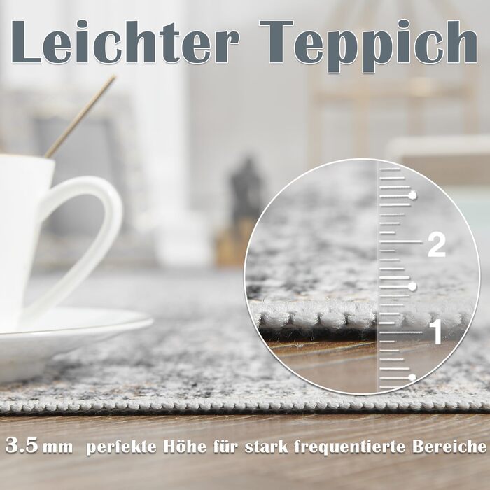 Килимок для дверей TOPICK, що миється, для приміщень і вулиці, сучасний абстрактний килим, тонкий антибактеріальний складний нековзний килимок для вхідних дверей, кухні, патіо, коридору, спальні, 90x150 см, сірий, абстрактний сірий, 90 x 150 см (прямокутн