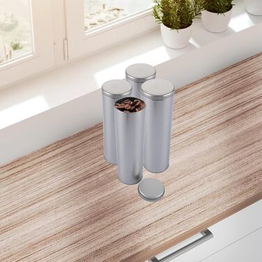 Контейнер для зберігання кавових капсул 22,5 x 6,5 см - Місце для зберігання кавових капсул, кавових зерен, свіжозмеленої кави або капсул - 4 шт. и