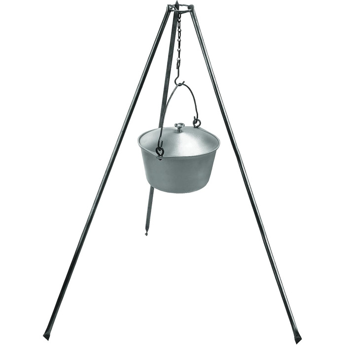 Тринога для казана кемпінгова, підвісна стійка 90 см