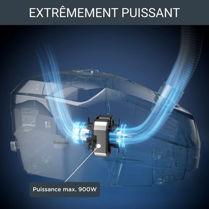 Пилосос Rowenta RO4933 Green Force Max з мішком Максимальна потужність 900 Вт Мішок для пилу 4,5 л 99,98 HEPA-фільтрація Радіус пр