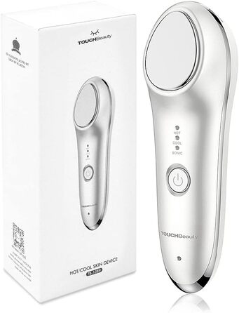 Гарячий і холодний масажер для обличчя з функцією вібрації, косметичний пристрій для видалення зморшок масаж обличчя для догляду за обличчям проти старіння AG-1389EU