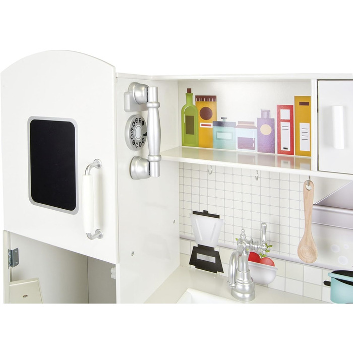 Дерев&39яна кухня Leomark Велика ретро-кухня з дерева - Велика старовинна - Дитяча кухня Ігрові кухонні аксесуари Кухня Дитяча ігр