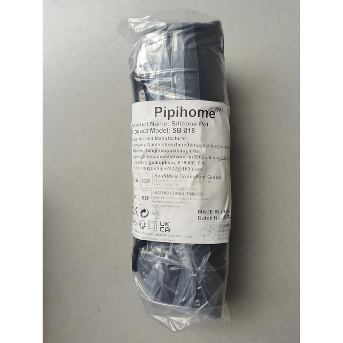 Силіконовий горщик Pipihome для подвійної фритюрниці Ninjas, подвійний силіконовий кошик 2PCS Liner, аксесуари для стійки для фритюрниці, духовки, мікрохвильової печі (чорний)