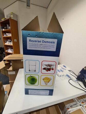 ФІЛЬТР ВОДИ НІМЕЧЧИНА Класична система зворотного осмосу зі змінними фільтрами на 3 роки - 285 літрів питної води щодня - екологічна, проста в установці без бісфенолу А