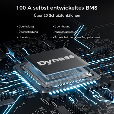 Літій-іонний акумулятор LiFePO4 12V 100Ah з Bluetooth Mini та 100A BMS, макс. 15000 циклів, 12V глибокого циклу літій-залізо-фосфатний акумулятор для караванів, сонячних систем для дому, човнів 12V 100Ah Mini Bluetooth