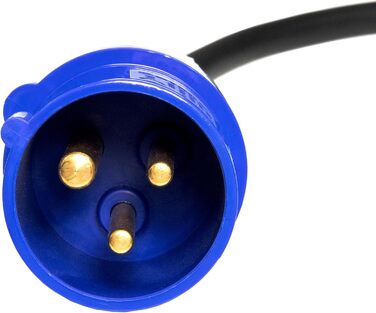 Кратний адаптер CEE на Schuko, 230 В 16 А для кемпінгу та автофургонів, 3-