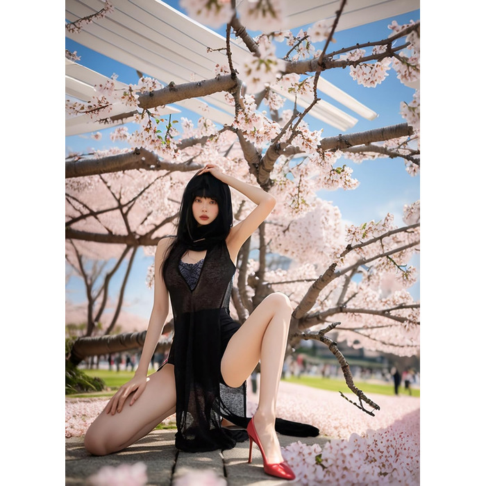 Жіноча сексуальна прозора готична сукня з капюшоном, коміром, без рукавів, костюм на Хелловін, EDM фестиваль, рейв-костюм, чорний колір, розмір M