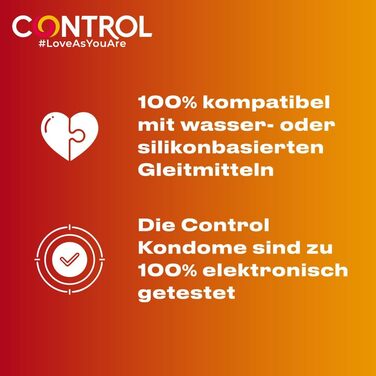 Презервативи CONTROL FUSSION з натурального латексу з різними смаками - 144 шт. и