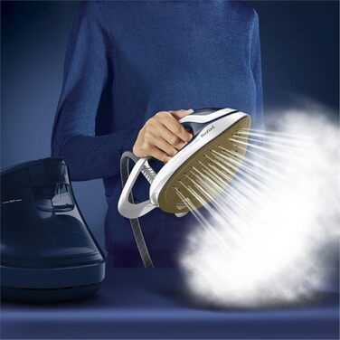 Парова прасувальна станція потужний тиск 8 бар постійна подача пари 170 г / хв. потужна подача пари 590 г/хв. знімний контейнер дл