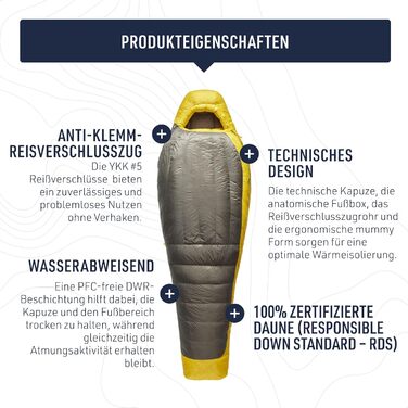 Спальний мішок Sea to Summit Spark Down, один розмір, 15 градусів