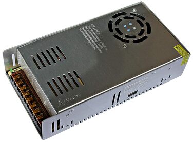 Світлодіодний блок живлення 15W-400W 12V DC - трансформаторний трансформатор Travo IP33 Stripe (360 Вт - 30 А)