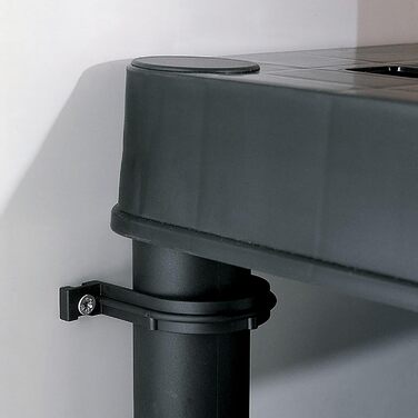 Пластикова полиця Keter Plus 60/4, чорна, 60 x 30 x 135 см, прямокутна