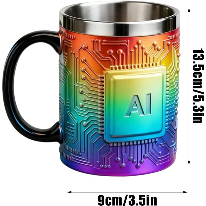 Унікальні кавові кружки веселі та оригінальні прикраси для вечірок у техно-стилі Кавові дорожні кружки Для холодної погоди, пікніків, походів та пригод