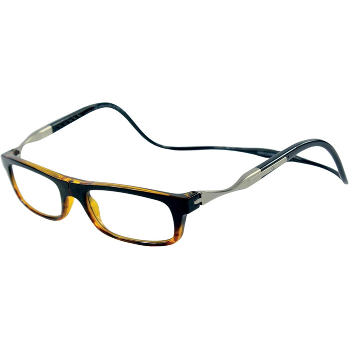 Окуляри для читання CliC Eyewear для жінок і чоловіків - Vunetic Tenor Black Tortoise - Окуляри для читання з магнітом - Поліамід TR90 і нейлон - Гнучкі окуляри Presbyopia - Зроблено в Італії 1.5