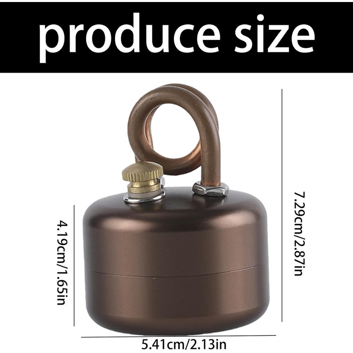 Спиртовий пальник, кемпінговий пальник, портативний, нековзний, стабільний, спиртовий пальник, пальник для походів на природі, пішого туризму, спиртовий пальник, кемпінговий пальник