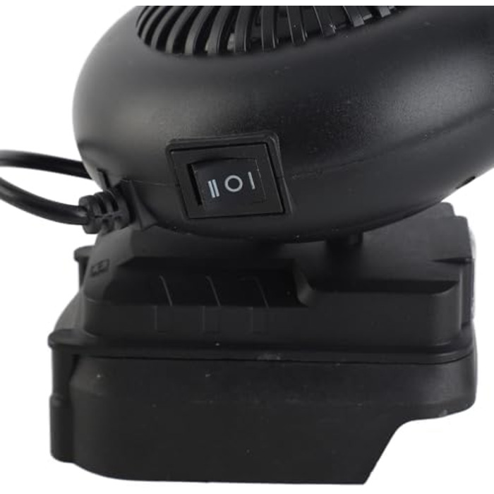 Потужний електричний вентилятор-обігрівач WALFRONT на батарейках для невеликих приміщень 170 Вт для використання на робочому місці