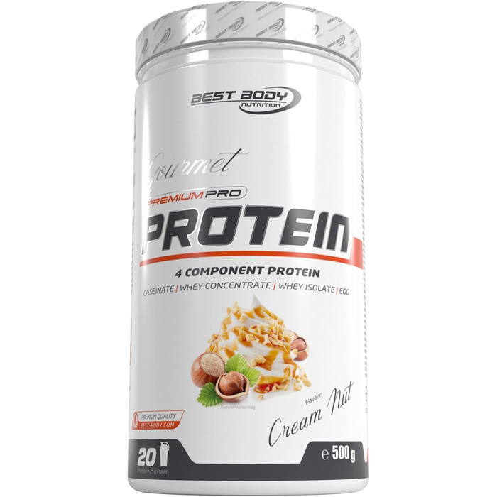 Протеїновий порошок Best Body Nutrition Premium Pro Gourmet – Cream Nut, 500 г