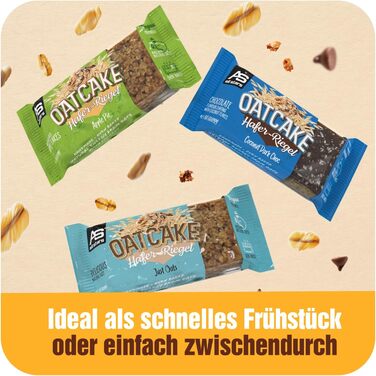 Вівсяні батончики ALL STARS Oatcake (мікс-бокс, 12 x 80 г) енергетичний батончик з вівсяними пластівцями та високоякісними вуглеводами запечений вівсяний батончик мякий та ситний ідеальна заміна прийому їжі