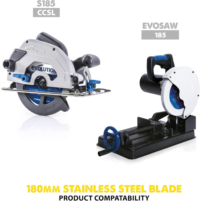 Evolution Power Tools S355TCT-90CS – Пильний диск з нержавіючої сталі 90T TCT, 355 мм, для поперечного різання