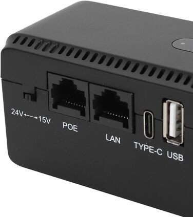 Міні ДБЖ резервний акумулятор, 10400 MAh Міні ДБЖ для роутера, 5 В, 9 В, 12 В, 15 В, 24 В, джерело безперебійного живлення для кам