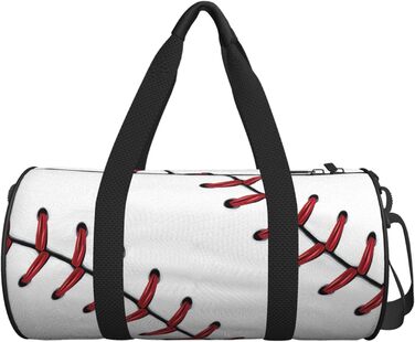 Спортивна дорожня сумка Baseball Lace, для фітнесу та подорожей, велика місткість, унісекс, ідеальна для коротких поїздок та вихідних