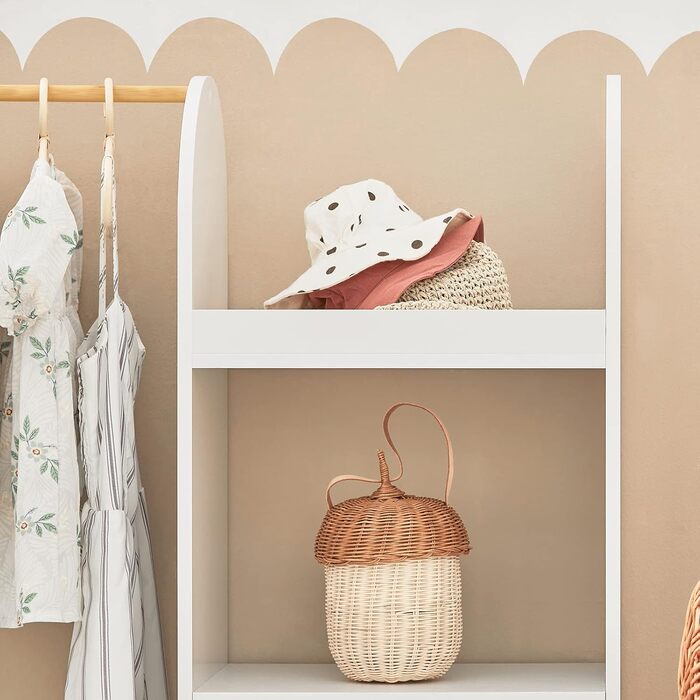 Шафа дитяча з 3 гачками Шафа дитяча дитяча полиця з ящиками Шафа дитяча дитячі меблі для дитячої кімнати Стійка для одягу Полиця С