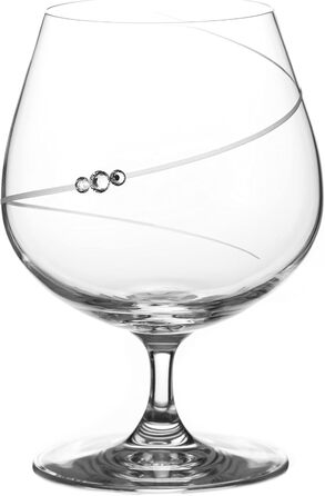 Чарки для лікеру DIAMANTE SWAROVSKI Brandy Cognac, силуетні, ручної роботи, прикрашені кристалами Swarovski